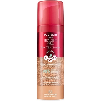 Bourjois Paris Healthy Mix Clean & Vegan Glow Tint Essence hydratační a tónující esence 03 Light Medium 30 ml
