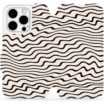 Mobiwear - Apple iPhone 15 Pro - VA62S Vlnky na béžové
