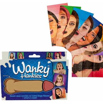 Spencer & Fleetwood Wanky Hankies Sada 7 veľkých ozdobných vreckoviek 33x33 cm