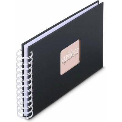 Hama "Fine Art" Spiral NewBlack 24x17 50 white Pages 9830