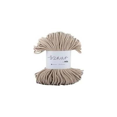 Bavlněná šnůra MILA 3 mm Glitter - zlatá
