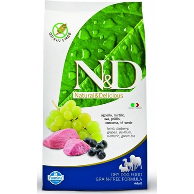 N&D Grain Free Dog Adult Lamb & Blueberry 2,5 kg