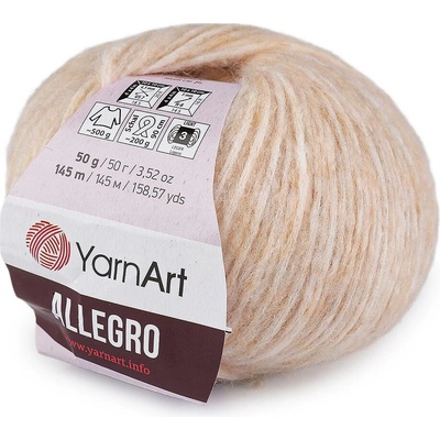 Pletací příze Allegro 50 g Varianta: 1 (704) béžová světlá, Balení: 1 ks 61634/160050/286157