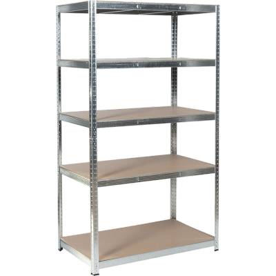 Carmen Метален стелаж Carmen CR - 1025 - 180x90x40 см, до 175 кг на рафт - цинк (3580567)