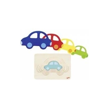 Goki Layered car puzzle, GOKI-57485