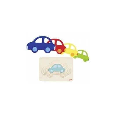 Goki Layered car puzzle, GOKI-57485