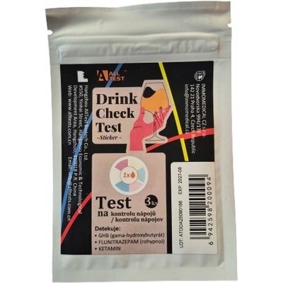 Alltest Drink spiking drogy v nápoji 3 ks