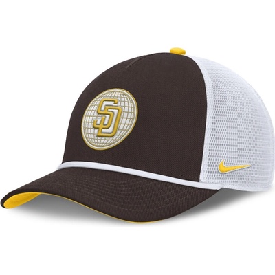 Fanatics San Diego Padres MLB Primetime Dri-Fit Rise Structured 5 Panel Trucker Cap