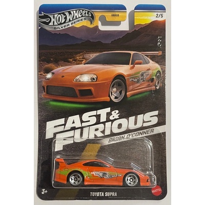 Mattel Hot Wheels Silver Series Fast and Furious Brian Oconner Toyota Supra