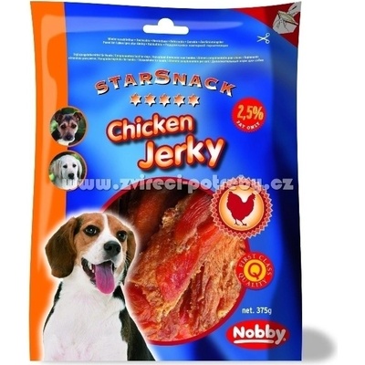 Nobby StarSnack Chicken Jerky kuřecí sušené maso 375 g kód 70060