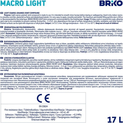Tmel Briko Macro Light, bílý, 17l
