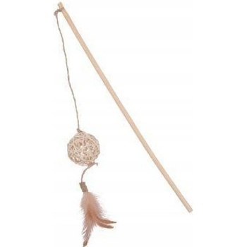 Zolux rybársky prút lopta z ratanu a pierka 45,4 cm