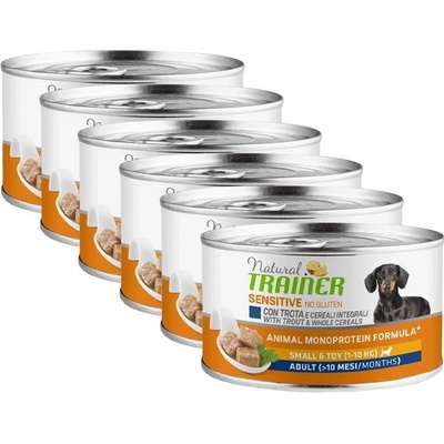Trainer Natural Sensitive Adult Small & Toy Trout 6 x 150 g