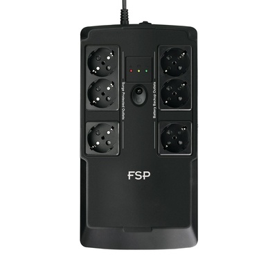 FSP UPS FSP NANO 600 Аварийно захранване Off-line 600VA/360W, Модифицирана синусоида (FORT-UPS-600NANO-FIT)