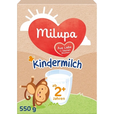 Milupa Мляко за малки деца Milupa - Kindermilch 2, 24м+, опаковка 550 g (4NCMIMLMLN402X550D)