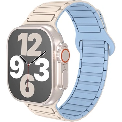 BlackBird Каишка за Iwatch TACTICAL магнитна Светлокафява светлосиня 42/44/45/46/49 мм BH1786 (BH1786)