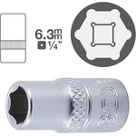 Bgs technic; ks tools; hazet; elora; jbm; draper t Къси 6-стенни вложки 1/4" - от 2.50 лв