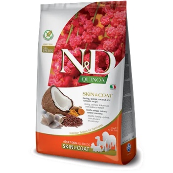 Image 1 of Farmina N&d dog grain free quinoa skin & coat herring, coconut - за чувствителен стомах, лъскав косъм и здрава козина, за кучета над 1 година, с херинга, киноа, кокос и куркума - 2, 5 кг pnd0250052