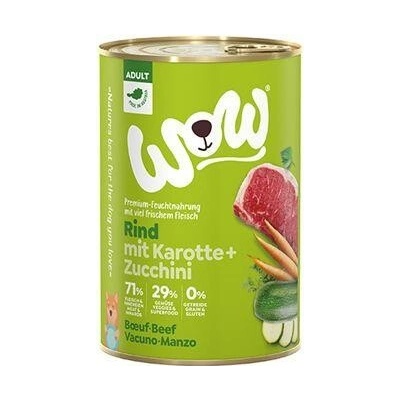 Wow Adult hovädzie s mrkvou 800 g