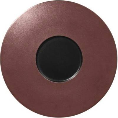 RAK Porcelain Metalfusion talíř mělký Gourmet 29 cm černobronzový RAK-MFFDGF29BB