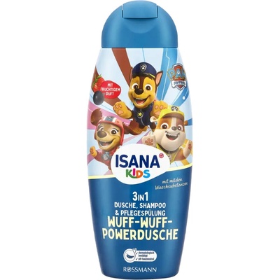 ISANA Kids Sprchový gel 3v1 Tlapková patrola 300 ml