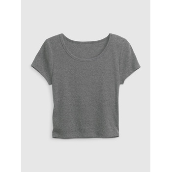 GAP Бебешка тениска с ребра GAP GAP | Siv | Момичешки | 8