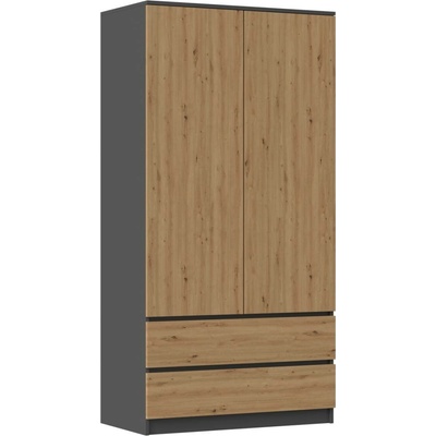 TP Living Malwa 90 cm antracit/dub artisan – Hledejceny.cz