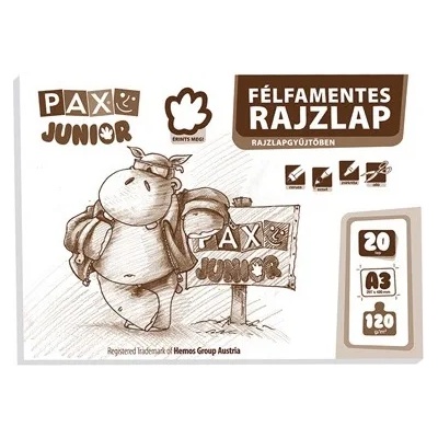PAX A3 120g полутвърд блок за рисуване PAX1160103 (PAX1160103)