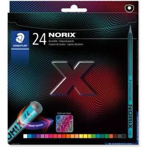 STAEDTLER Комплект цветни моливи, STAEDTLER "Norix 186", 24 различни цвята 186 C24 (186 C24)