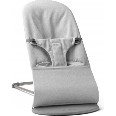BABYBJORN lehátko BLISS WOVEN Světle šedá melanž