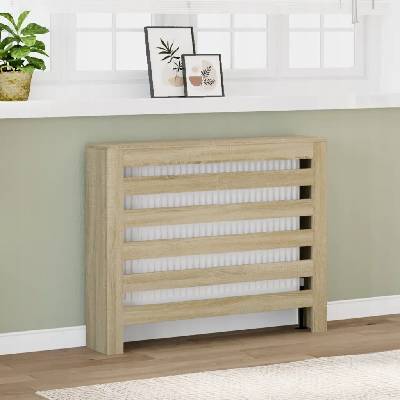 VidaXL Kryt na radiátor MDF deska 20 x 82 cm béžový