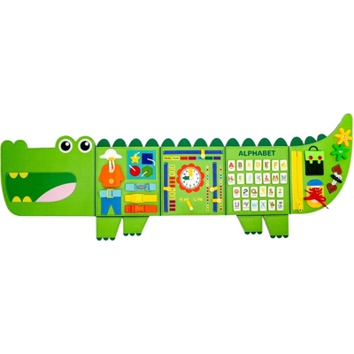 2Kids Toys Soft activity board Krokodíl