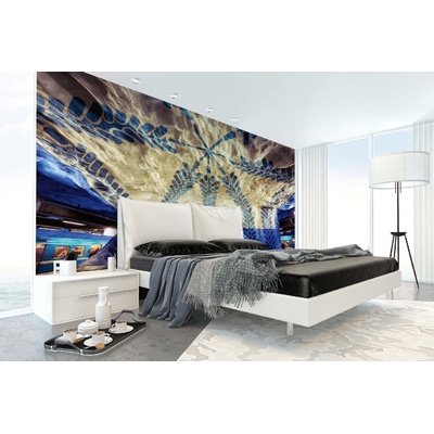 DIMEX ART Самозалепваща се флизелинова фототапета цветна архитектура 375 x 250 см