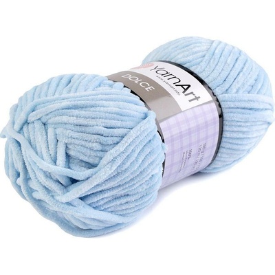 Pletací žinylková příze Dolce 100 g Varianta: 11 (749) modrá pomněnková světlá, Balení: 1 ks 42108/79186/195082