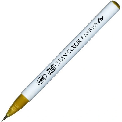 Akvarelová fixa KURETAKE ZIG Clean Color Real Brush, Ochre (063)