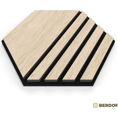 BERDOF Akustický panel hexagon - Dub přírodní