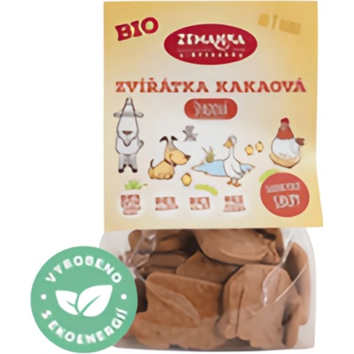 Biopekárna Zemanka Špaldová zvířátka kakaová Bio 100 g