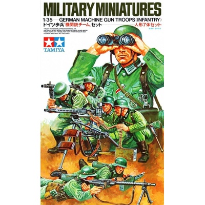 Tamiya German Machine Gun Infantry 1:35