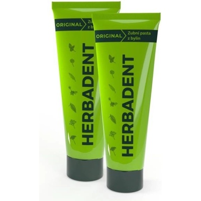 Herbadent Original bylinná 2 x 100 g