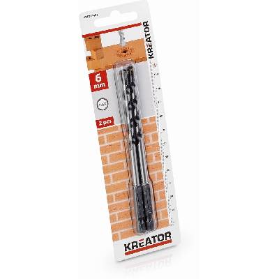 KREATOR vrtáky 6*120 HEX kámen 2 ks KRT011403