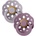 BIBS Залъгалки Bibs - Boheme, Fossil Grey/Mauve, 6-18 м, 2 броя (240131)