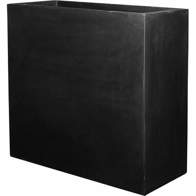 Pottery Pots květináč Jort XL Black Natural Fiberstone 100 x 45 x 100 cm