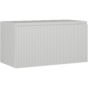 Mexen Rivel шкаф за баня под мивка 90 см, 1 чекмедже, рифеловано, сив мат - 91A20-09047-1-BF62 (91A20-09047-1-BF62)