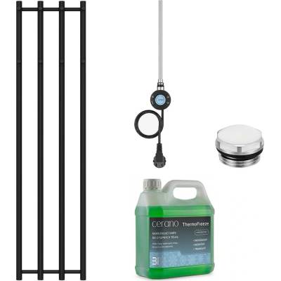 Cerano CER-491882 WIFI 1400 mm x 351 mm černá matná