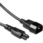 ACT ak5434 захранващ кабел c14 - c5, 3 м, черен (ak5434)