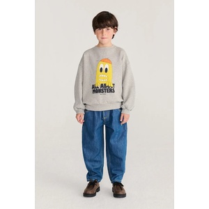 Bobo Choses суичър за деца от памук Bigtooth Lemon (226AC027)