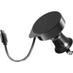 Xmart Стойка за автомобил с Безжично зареждане Xmart CH2028MS, MagSafe, Прибиращ се кабел (28772)
