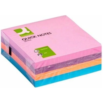 Bloček kocka Q-CONNECT 76x76mm 320l pastelová