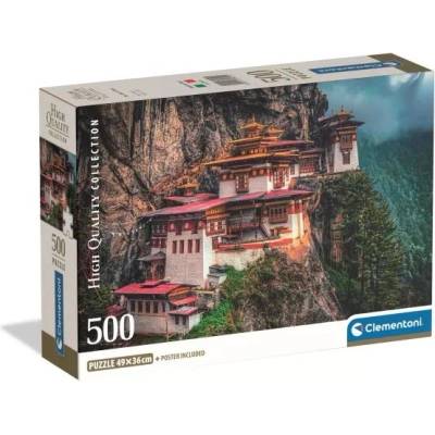 Clementoni Колекция с високо качество: Пъзел Манастирът Тигрово гнездо - 500 части (35619)