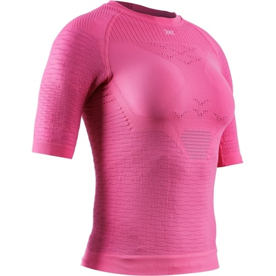 X-Bionic Дамска тениска X-Bionic Women's Effektor Shirt S/S Running shirt - Neo Pink / X White (916-3657-0112)